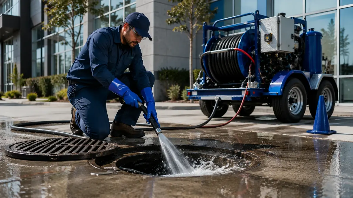Commercial Hydro Jet Drain Cleaning in Oxnard