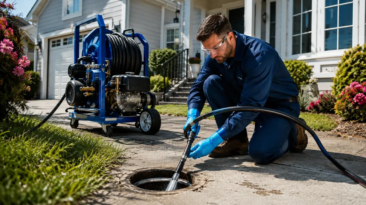 Residential Hydro Jet Drain Cleaning in Oxnard