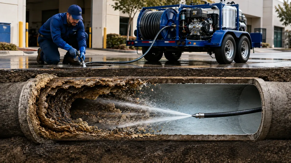 Sewer Pipe Descaling in Oxnard